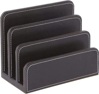 OSCO Brown Faux Leather Letter Holder • £12.49