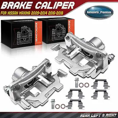 2x Disc Brake Caliper With Bracket For Nissan Maxima 2009-2018 Rear Left & Right • $81.99