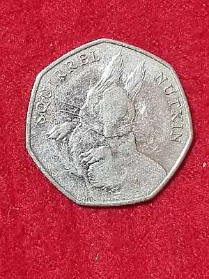 Squirrel Nutkin 2016 Beatrix Potter Fifty Pence 50p Coin • £2.24
