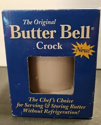 The Original Butter Bell Crock Butter Dish W/ Royal Blue Banding By L. Tremain • $15