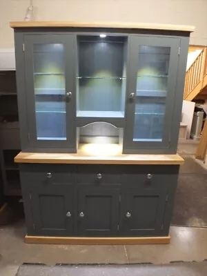 Buckingham Painted 3 Door Display Dresser- F&b Downpipe- Bespoke Colours & Sizes • £1075