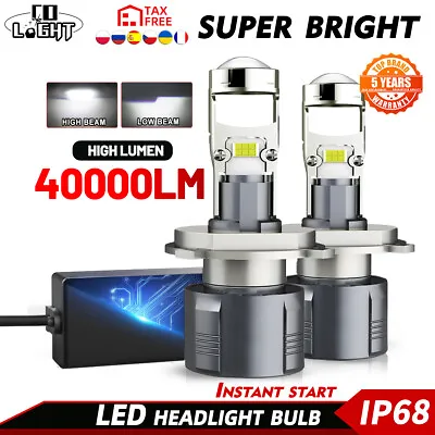 COLIGHT H7 H11 H4 LED Headlight Mini Lens Projector 9005/9006 Auto Canbus Bulbs • $43.05