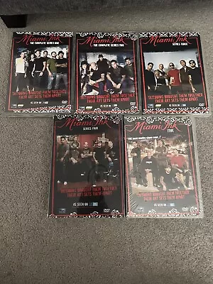 £15 • Buy Miami Ink Complete Series 1-5 Dvd Box Sets 