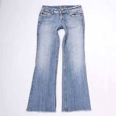 Miss Me Bootcut Jeans Womens Size 29x30 JP4221 Blue Distressed Denim  • $25