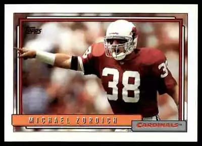 1992 Topps Michael Zordich Rookie Phoenix Cardinals #184 • $0.99