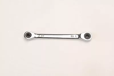 E-Torx Double Box Ratcheting Wrench E6x E8ï¼ŒHeavy Duty CR-V Box Ratchet E6Ã—E8 • $12.28