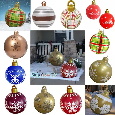 $16.99 • Buy Christmas Inflatable Home Decorated Ball Balloon Indoor Outdoor Decor Props Xmas