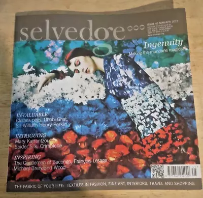 Selvedge Magazine Ingenuity Issue 45 March April 2012 New Old Stock • $14.95