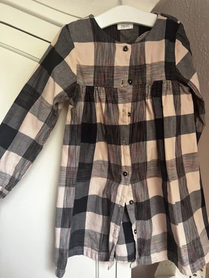 £0.99 • Buy Girls Checked Next Dress 3-4