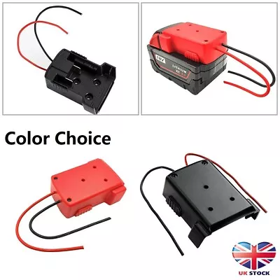 Battery Adapter For Milwaukee M18 Battery XC 18V To Dock Power DIY 2 Wire Output • £6.99