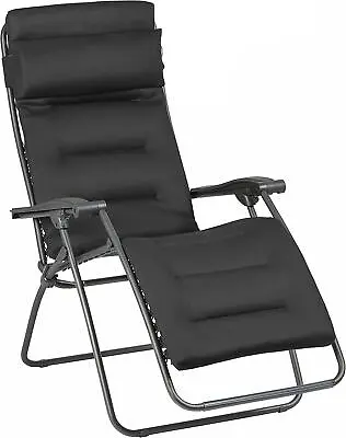 Lafuma Clip Air Comfort Zero Gravity Reclining Lounge Chair Acier (For-Parts) • £90