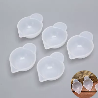 Food Grade Reusable Mixing Cup Tools 5Pcs DIY Making Jewelry Craft Mould Tools • $7.08