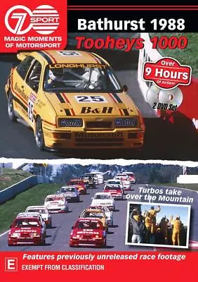 Magic Moments Of Motorsport - 1988 Tooheys 1000 (DVD 2019) • $13.67