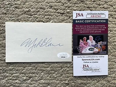 Autographed Mel Blanc  Index 3x5 JSA CERT Vintage 1970s • $149