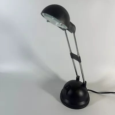 Vintage IKEA Espressivo Halogen Desk Lamp Black Adjustable Height • £19.99