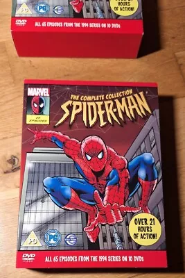  Spider-man Complete Collection (DVD 2011) Animated Series 1994- 1995 5 Seasons • £160