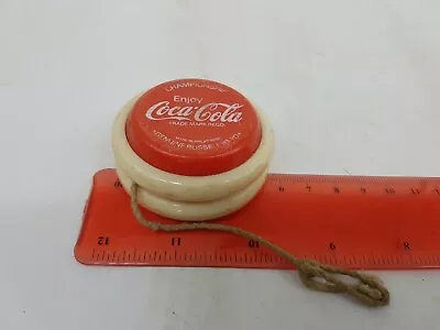 Vintage Coca Cola Yo-yo Coke Yoyo Championship Russell *MISSING ONE SIDE* Yoyo • $12.71