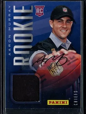 1/1? 2014 Panini Fathers Day Aaron Murray AUTO AUTOGRAPH PATCH RC Rookie Card • $19.99