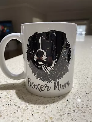 Boxer Mum Or Dad Dog Mug Birthday Mothers Day Gift Personalised Name • $29.95