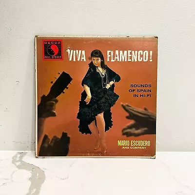 Mario Escudero And Company* – Viva Flamenco! - Vinyl LP Record - 1958 • $22