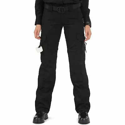 5.11 Tactical Women's Taclite EMS Pants Black Dark Navy Style 64369 Waist 6 10 • $28.05