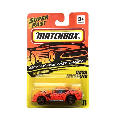 1993 Matchbox Super Fast | ISMA Mustang Diecast | #11 • $3.49