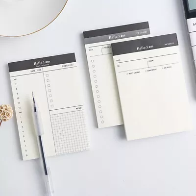 $3.49 • Buy 52 Pages Notepad Paper Stationery Bullet Journal Japanese Gift Diary Plan To Do