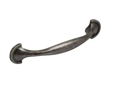 £8.95 • Buy 4 Pewter Bow Latch Kitchen Cupboard Door Pull Handle Antique Effect