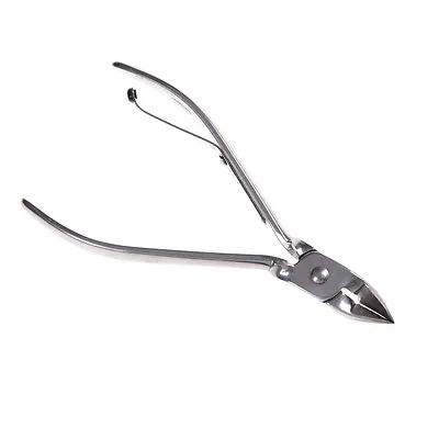 Stainless Steel Manicure Nipper Clipper Scissors Nail Plier Cutter PedicurM~$q • $2.36