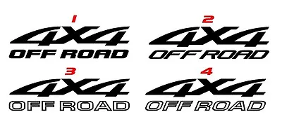 Mazda BT-50 4x4 OFF ROAD Vinyl Sticker / Decal Pair 300mm X 70mm Plain Colours • $14