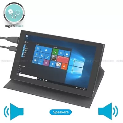 Portable 7  Touch Screen IPS Speakers HDMI Monitor + Case - Raspberry Pi Windows • £49.99