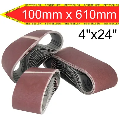 Klingspor Sanding Belts LS307X 4 X24   100x610mm All Grit MIXED Free Delivery • £3.99