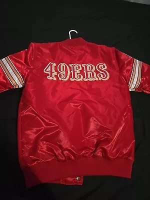 San Francisco 49ers Red Starter Jacket  MEDIUM • $160