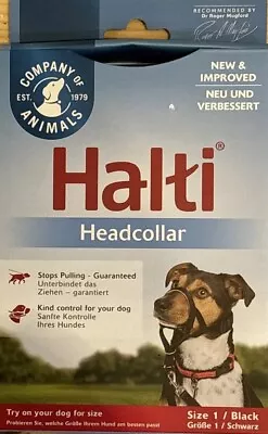 Halti Head Collar Dog Collar Training Collar Stop Pulling No Pull Solution Size1 • £5.99