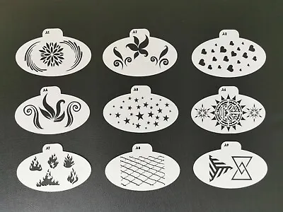 £19 • Buy Stencil Set - 9 Stencils - For Airbrush Body And Face Painting