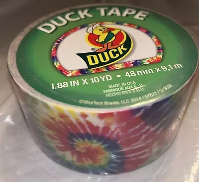 RAINBOW TIE DYE Duck Brand Duck Tape Factory Sealed BNIP • $6.99