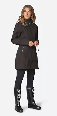 Ilse Jacobsen Hornbaek Urban Waterproof Raincoat Size 36 UK 10 £140 • £140