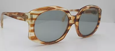 Vintage C21 Brown Round Sunglasses Frames France • $20.40