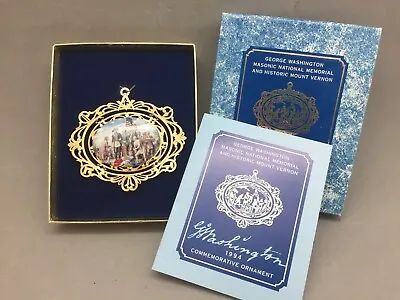 George Washington Masonic National Memorial Mount Vernon 1994 Ornament NIB  • $14.76