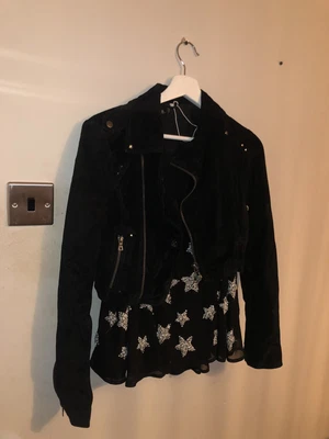 £15 • Buy Jacket Suede Topshop Fur Leather Uk 6 Afghan Boho Vintage