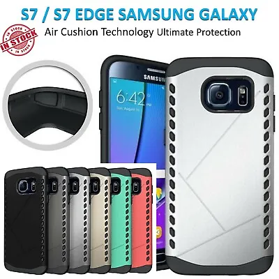 Samsung S7 Edge Shield Armor Phone Cover Shockproof Tradesman Tough Bumper • $5.49