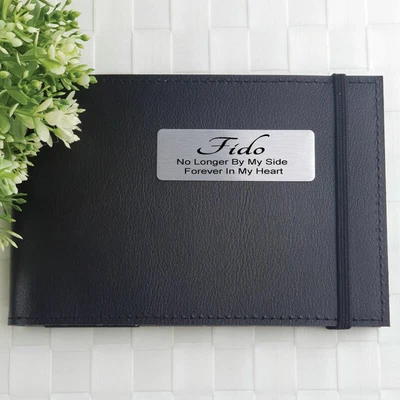 $28 • Buy Personalised Memorial Baby Brag Photo Album - Black - Made To Order Custom Gift