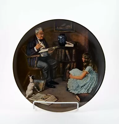 Norman Rockwell Plate  The Storyteller  Limited Edition Initialed Numbered Vtg • $6.99