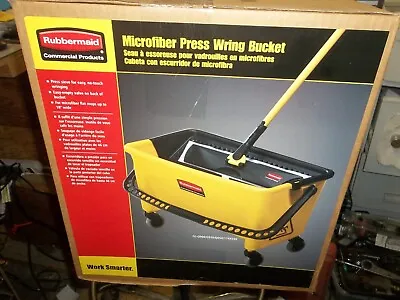 Rubbermaid Fgq90088yel Mop Bucket And Wringer-28 QtYellow/Blk • $176