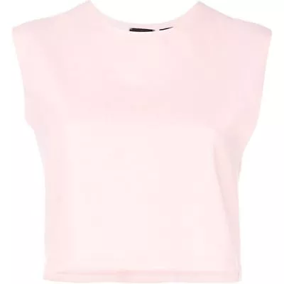 $33.09 • Buy PUMA FENTY X RIHANNA SLEEVELESS CROPPED T TEE ROSE PINK SZ SMALL S $90 NEW NWT