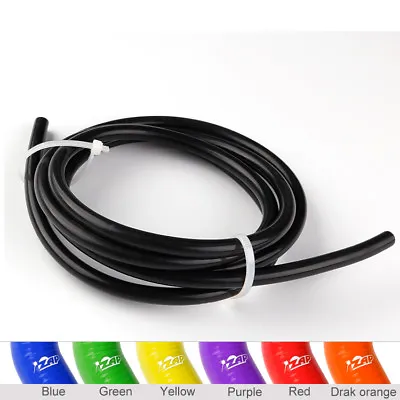 $9.99 • Buy Black 20 Feet 1/8  3mm Fuel Air Silicone Vacuum Hose Line Tube Pipe Universally