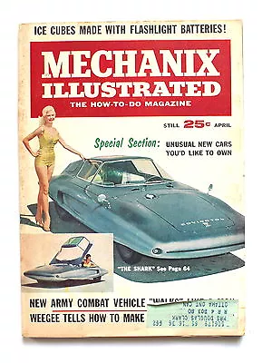 Mechanix Illustrated APRIL 1962 Ice Cubes Made With Flashlight Batteries • $9.99