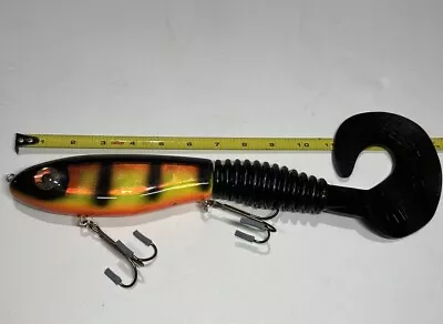 Phantom Lures Hardhead Magnum Musky Lure Prism Perch • $44.95