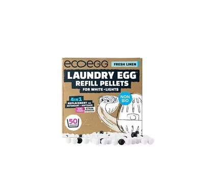 Ecoegg White Egg Refills 50 Wash - Fresh Linen  • £5