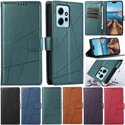 Stripe Wallet Leather Flip Case Cover For Xiaomi 13T Redmi Note 12S A2+ 12 4G • $15.39